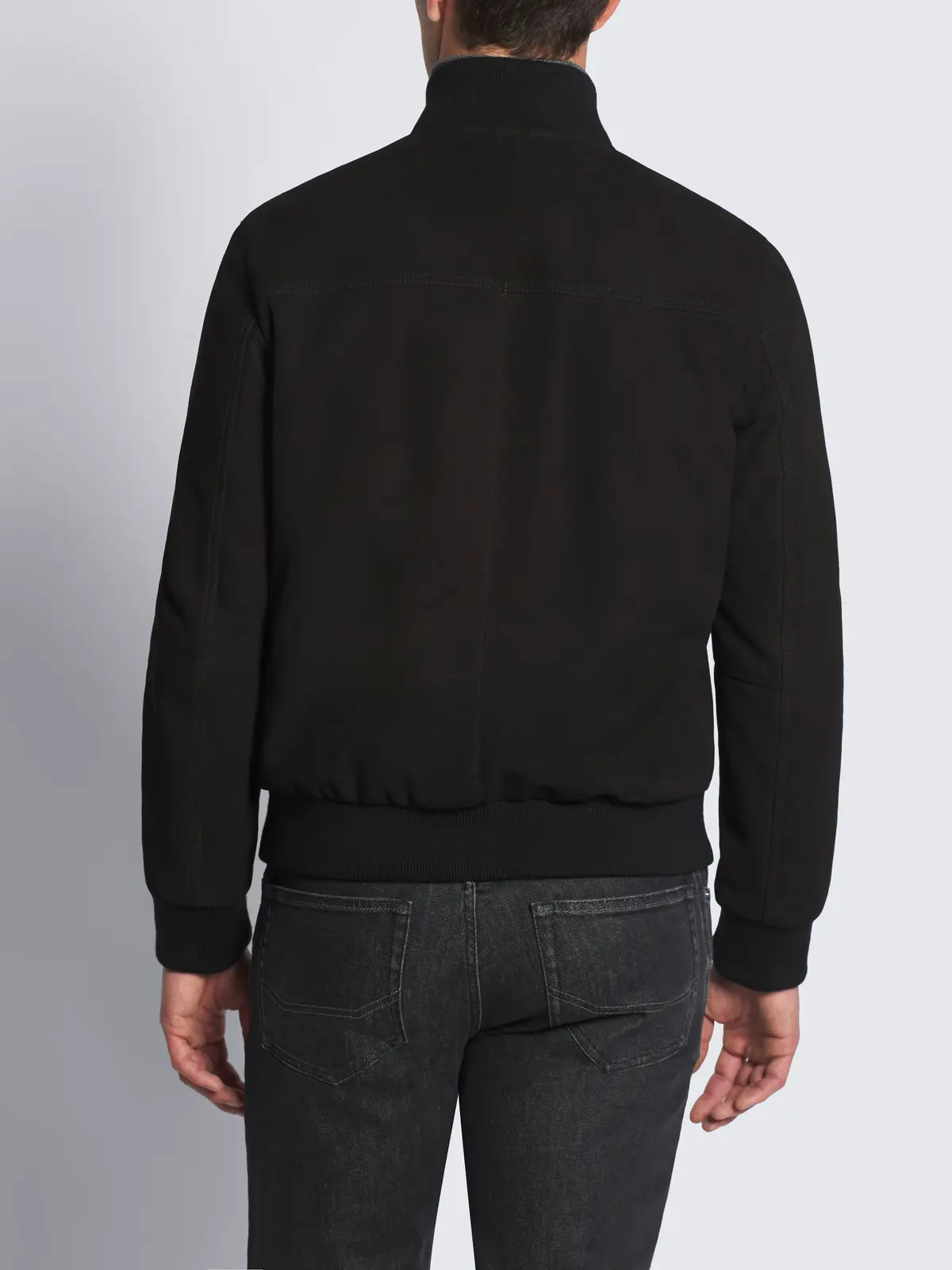 MRKSHI CRISTIAN — Leather leather Jacket in Black, product view