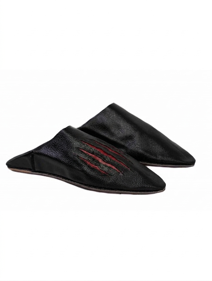 MRKSHI BABOUCHE — Leather leather Accessory in Black, product view